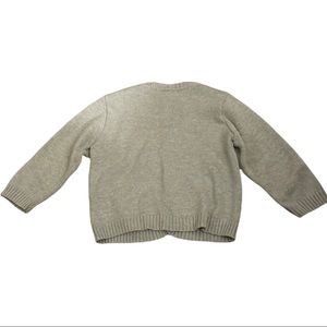Gray Cardigan with lime green. From carters size 12 months